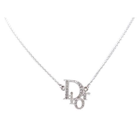 collier dior homme argent